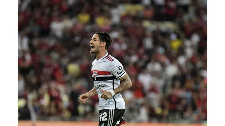 Pato teve ano discreto pelo São Paulo. Foto: Thiago Ribeiro/AGIF
