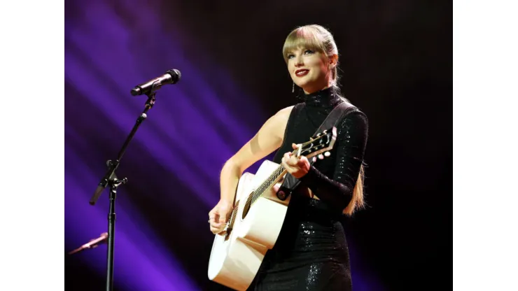 Taylor Swift durante um show  - Foto: Terry Wyatt/Getty Images
