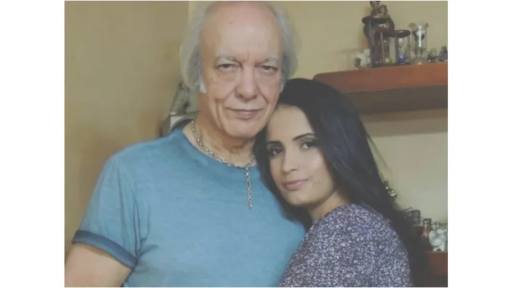 Erasmo Carlos e Fernanda Esteves. Reprodução/Instagram oficial de Fernanda Esteves
