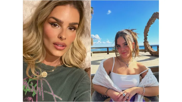 Em live, Yasmin evita supostas comparações com Mel Maia. Reprodução: Instagram/Yasmin Brunet. Reprodução: Instagram/Mel Maia.
