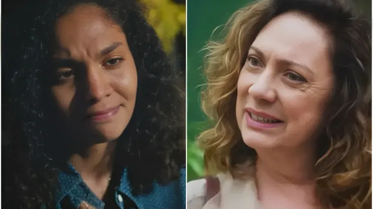 Aline e Agatha - Reprodução/TV Globo
