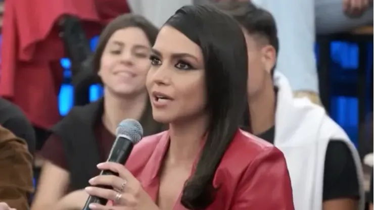 Thais Fersoza em participação no 'Altas Horas'. Foto: Reprodução/Globo
