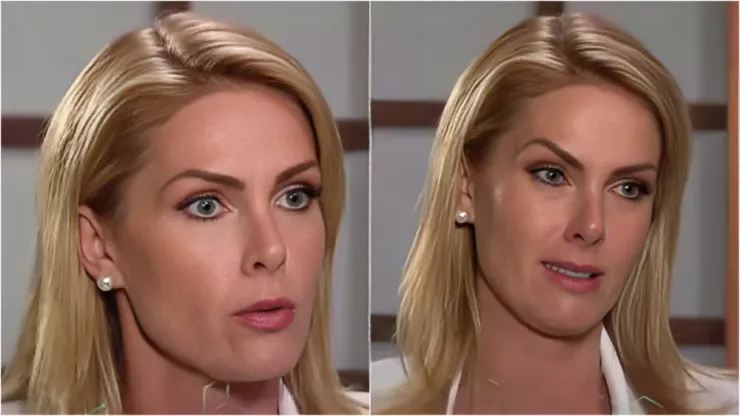 Ana Hickmann fala sobre a denuncia contra o marido durante entrevista ao Domingo Espetacular - Reprodução/Record 
