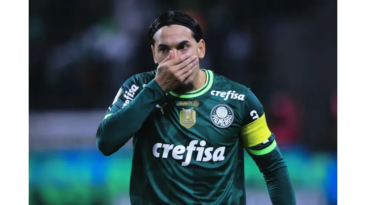 SP - SAO PAULO - 15/09/2023 - BRASILEIRO A 2023, PALMEIRAS X GOIAS - Gustavo Gomez jogador do Palmeiras durante partida contra o Goias no estadio Arena Allianz Parque pelo campeonato Brasileiro A 2023. Foto: Ettore Chiereguini/AGIF
