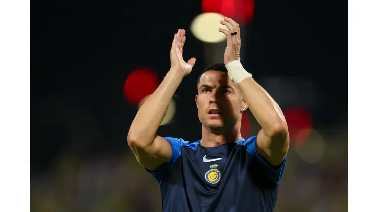 Cristiano Ronald atuando pelo Al-Nassr. Foto: Yasser Bakhsh/Getty Images.
