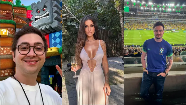 Alanzoka, Bianca Andrade e Felipe Neto - Fotos: Reprodução/Instagram.
