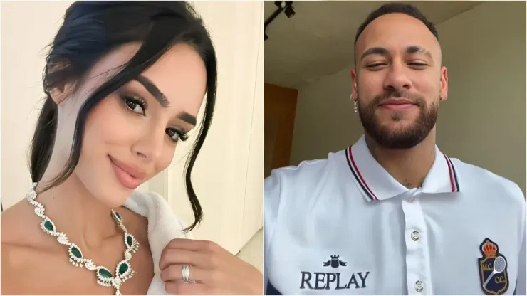 Bruna Biancardi e Neymar em fotos separadas - Fotos: Instagram/Bruna Bancardi e Instagram/Neymar 
