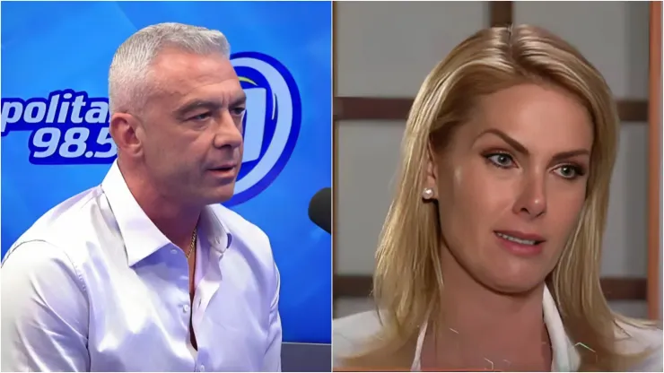 Alexandre Correa expõe Ana Hickmann. Reprodução/YouTube/Radio Metropolitana e Reprodução/Record.
