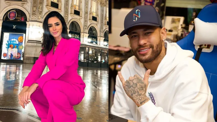 Bruna Biancardi faz reflexão ao compartilhar post no Instagram. Foto: Rperodução/Instagram - Bruna Biancardi (Imagem 1)/ Reprodução/Instagram - Neymar Jr. (Imagem 2)
