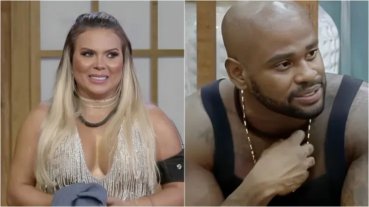 Kally Fonseca fala sobre Cezar Black. Reprodução: Record.
