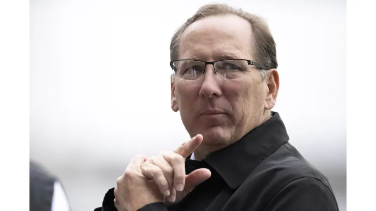 John Textor Dono dar SAF do Botafogo antes da partida contra o Bahia no estadio Engenhao pelo campeonato Brasileiro A 2023. Foto: Jorge Rodrigues/AGIF
