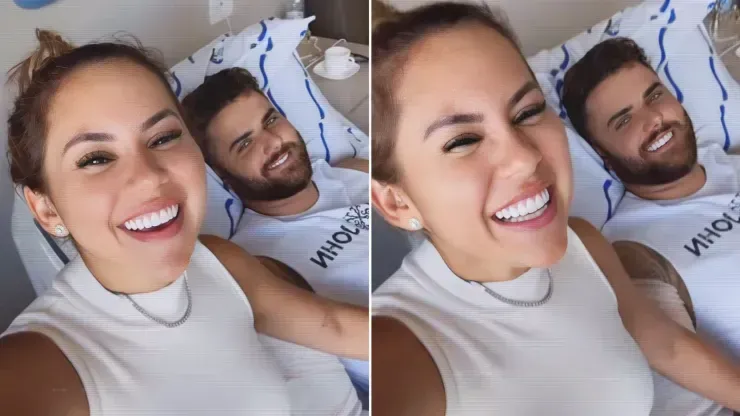 Natalia Toscano compartilha cliques com Zé Neto no hospital após acidente – Foto: Instagram/Reprodução