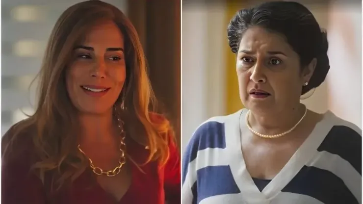 Irene e Angelina em Terra e Paixão - Reprodução/TV Globo
