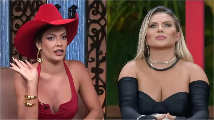 Jaquelline fala sobre futuro de amizade com Kally Fonseca. Reprodução: Record.
