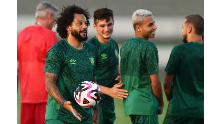 Elenco do Fluminense em treinamento no mundial de Clubes da Fifa. Foto: Francois Nel/Getty Images
