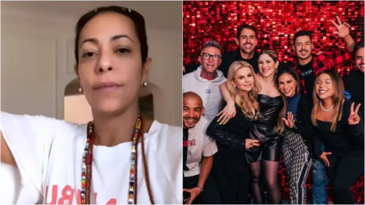 Samantha Schmutz deixou comentário controverso em postagem da festa de Natal dos famosos - Reprodução/Instagram/@samanthaschmutz - @danicalabresa
