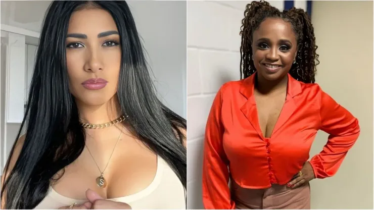 Simaria (esquerda) e Daiane dos Santos (direita) estão cotadas para o BBB 24. Fotos: Reprodução/Instagram da cantora e da ex-ginasta
