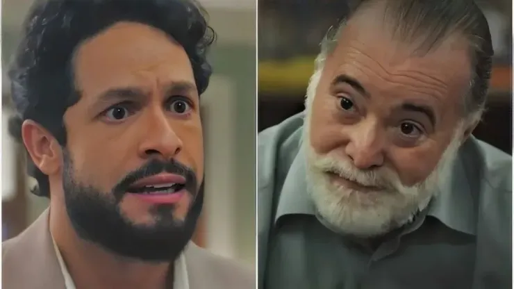 Luigi e Antônio em Terra e Paixão - Reprodução/TV Globo
