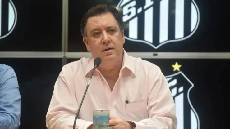 Foto: Ivan Storti/Santos FC - Marcelo Teixeira, presidente do Santos
