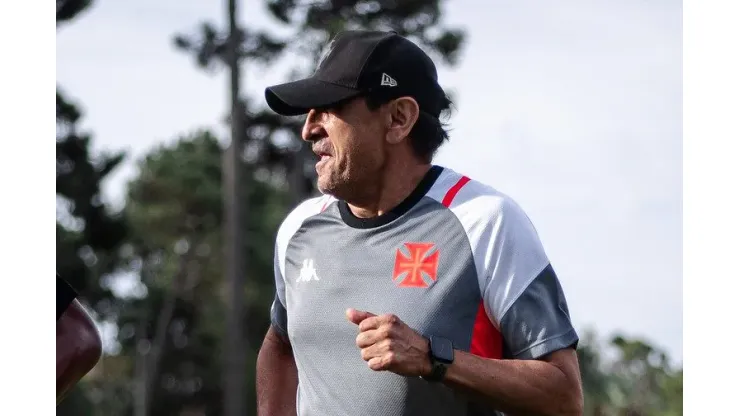 Ramón Díaz em pré temporada pelo Vasco. Foto: Leandro Amorim/Vasco
