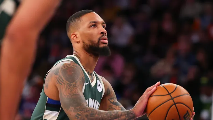 Lillard: jogador chegou para reforçar os Bucks em busca do título da NBA (Foto: Rich Graessle/Getty Images)
