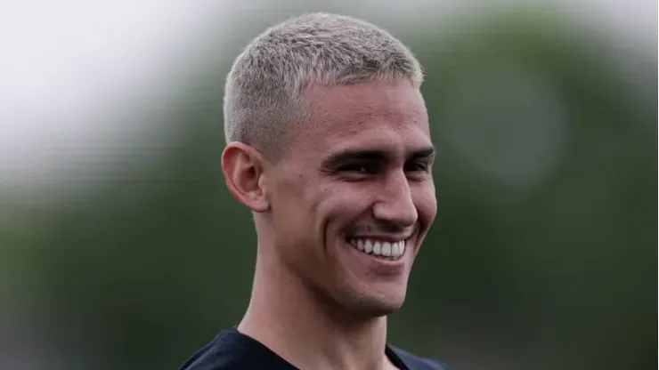 Foto: Rodrigo Coca/Ag.Corinthians - Matías Rojas em treinamento pelo Corinthians
