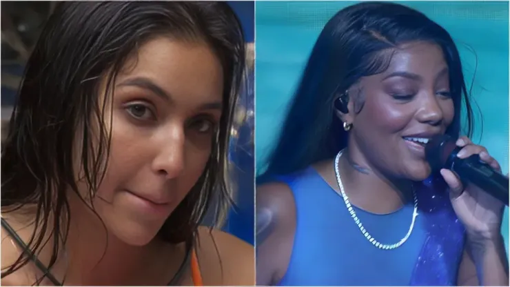 Vanessa Lopes (esquerda) e Ludmilla (direita) - Fotos: Reprodução/Globo
