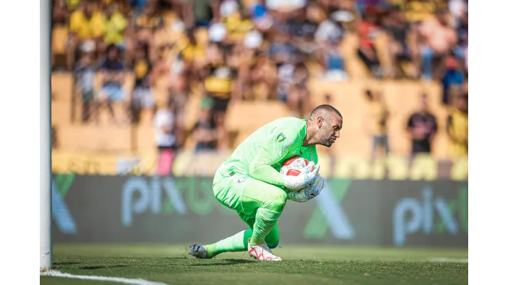  Foto: Pedro Zacchi/AGIF - Weverton falhou em empate do Palmeiras
