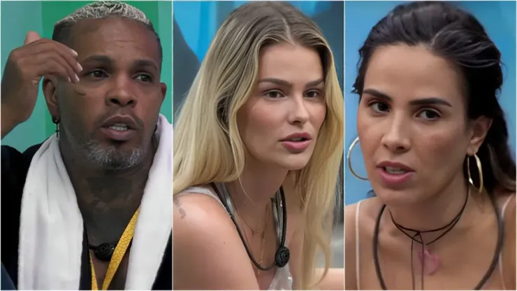 Rodriguinho diz que Yasmin Brunet e Wanessa Camargo estão "perdidas" no jogo - Fotos: Reprodução/Globo
