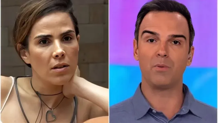 Envergonhada, Wanessa pede sigilo sobre calcinha - Reprodução/TV Globo
