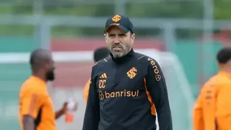 Foto: Ricardo Duarte/Internacional - Eduardo Coudet, técnico do Internacional
