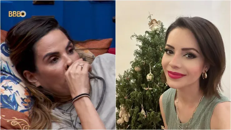 Wanessa fala sobre comparações com Sandy no passado.  Reprodução: TV Globo. Reprodução: Instagram/Sandy.
