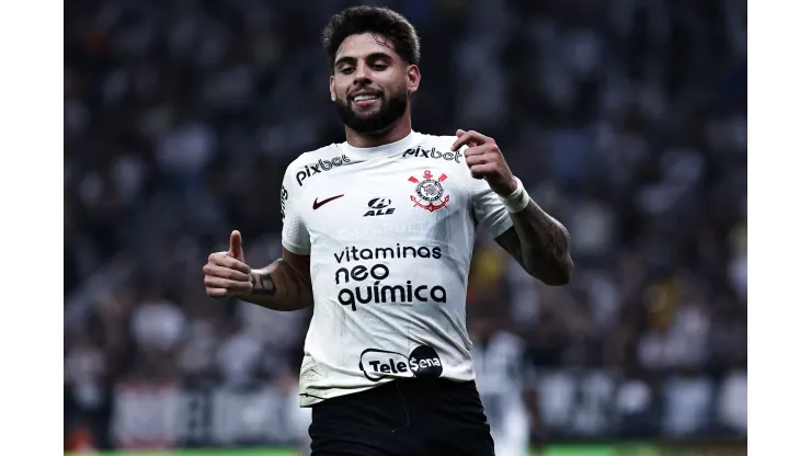 SP - SAO PAULO - 09/11/2023 - BRASILEIRO A 2023, CORINTHIANS X ATLETICO-MG - Yuri Alberto jogador do Corinthians durante partida contra o Atletico-MG no estadio Arena Corinthians pelo campeonato Brasileiro A 2023. Foto: Fabio Giannelli/AGIF
