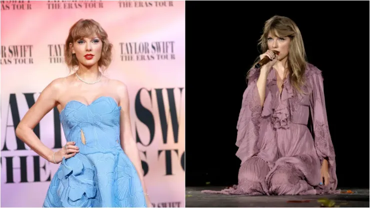 Taylor Swift anuncia filme de turnê na Disney+. Reprodução: Matt Winkelmeyer/Getty Images. Reprodução: Kevin Winter/Getty Images for TAS Rights Management
