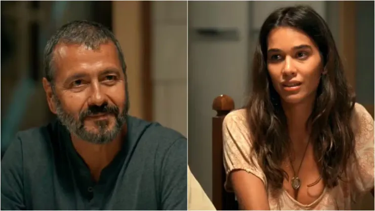 José Inocêncio e Mariana. Reprodução/Globo
