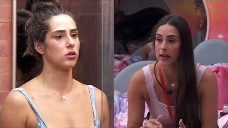 Deniziane fica chateada com sister no BBB 24. Reprodução: Globo.
