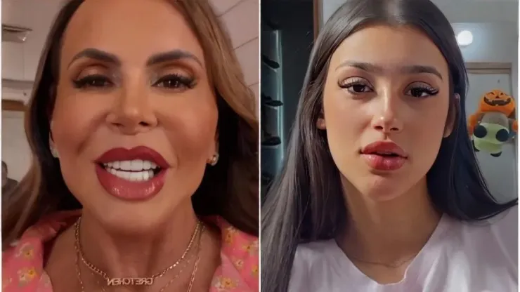 Bia e Gretchen trocam interações na web - Instagram de ambas
