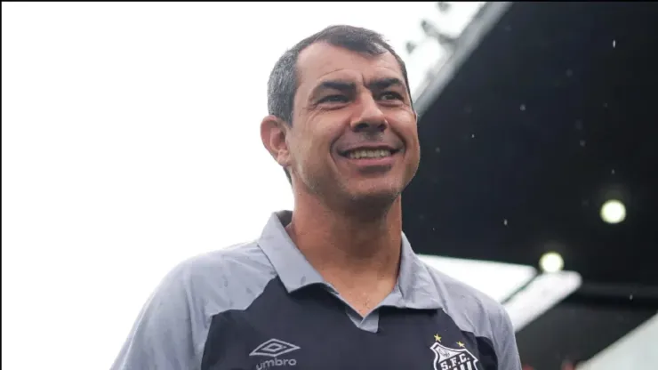 Foto: Reinaldo Campos/AGIF - Fábio Carille, técnico do Santos
