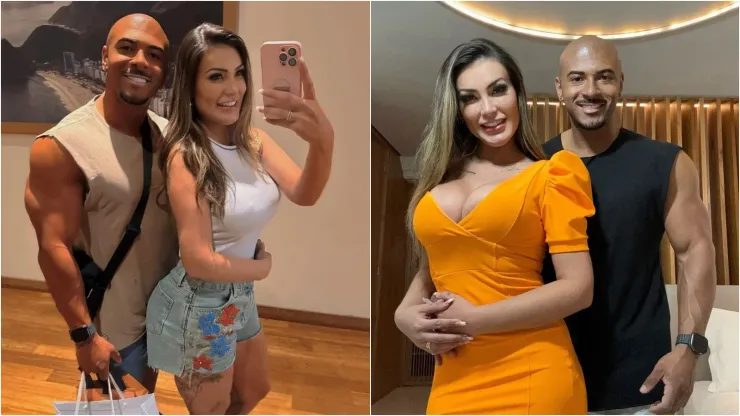 Andressa se declara a namorado, Lucas Ferraz.  Reprodução: Instagram/Andressa Urach.
