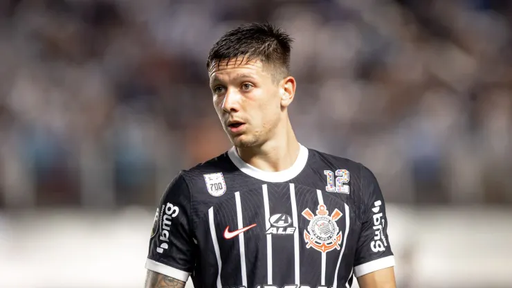 Rodrigo Garro: jogador do Corinthians marcou o gol de empate contra o Palmeiras (Foto: Leonardo Lima/AGIF)
