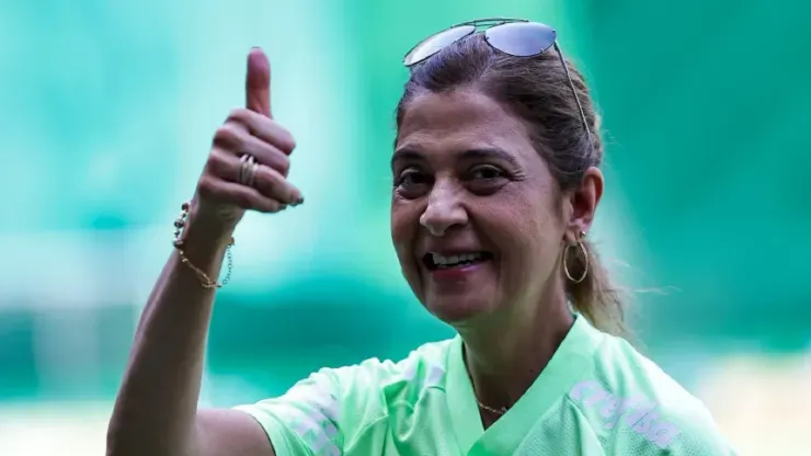 Foto: Fabio Giannelli/AGIF - Leila Pereira, presidente do Palmeiras
