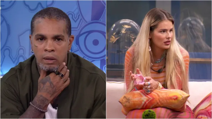 Rodriguinho justifica falas contra corpo Yasmin. Reprodução: TV Globo.
