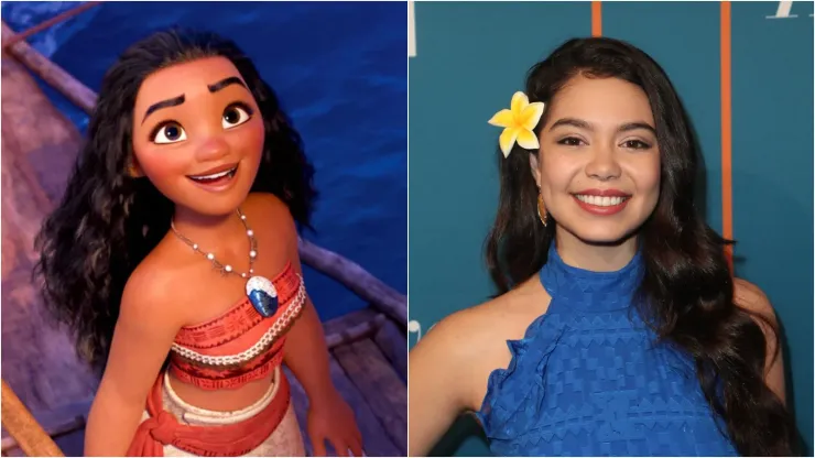 Auli'i Cravalho volta como Moana em nova sequência de animação. Reprodução: Disney+. Reprodução: Frederick M. Brown/Getty Images.
