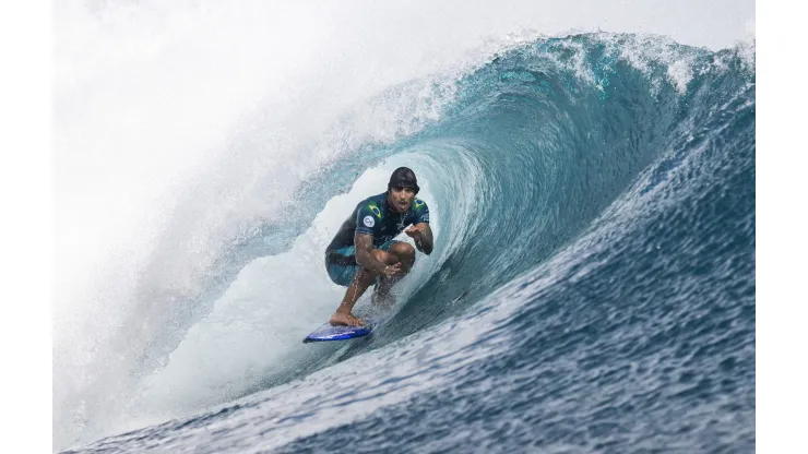 Gabriel Medina e Tati Weston-Webb foram protagonistas pelo Brasil nas finais do ISA Games, em Porto Rico (Foto: Ryan Pierse/Getty Images)
