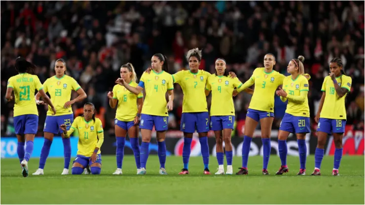 Seleção Brasileira Feminina está na semifinal da Copa do Ouro - Foto: Alex Pantling/Getty Images
