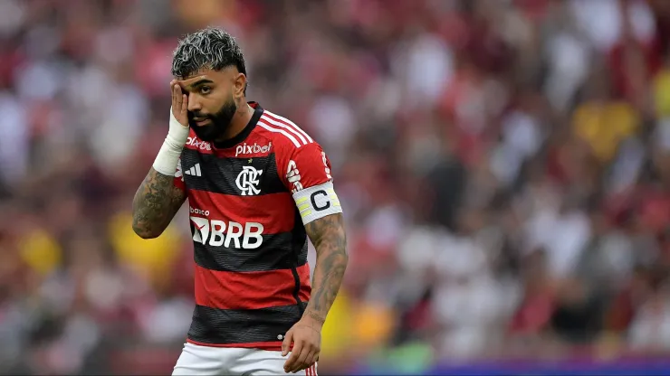 Gabigol durante a partida contra o Vasco
