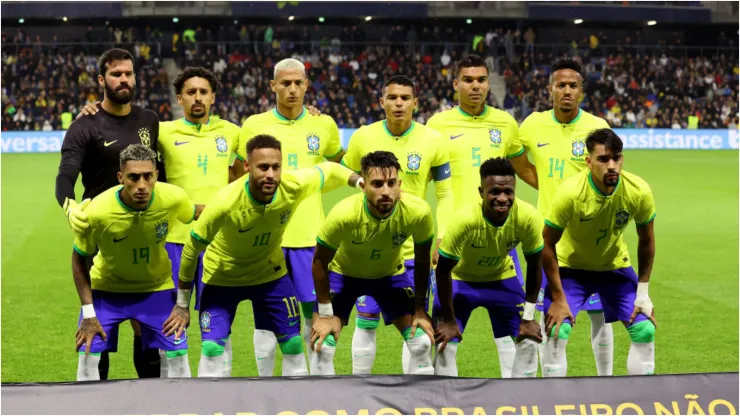 Jogadores da Seleção Brasileira - Foto: Dean Mouhtaropoulos/Getty Images
