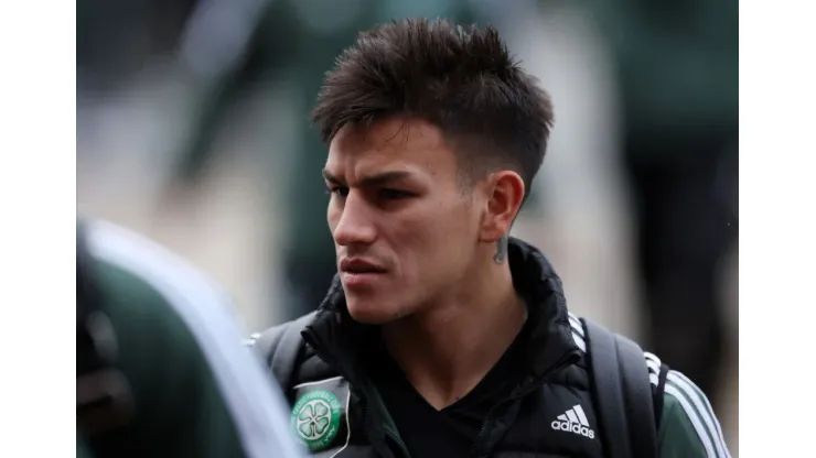 GLASGOW, SCOTLAND - JANUARY 21: Alexandro Bernabei of Celtic arrives at the stadium prior to the Scottish Cup Fourth Round match between Celtic and Greenock Morton at Celtic Park Stadium on January 21, 2023 in Glasgow, Scotland. (Photo by Ian MacNicol/Getty Images)
