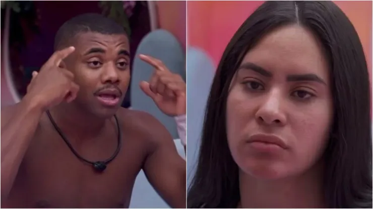 Davi e Isabelle no BBB 24. Reprodução/Globo
