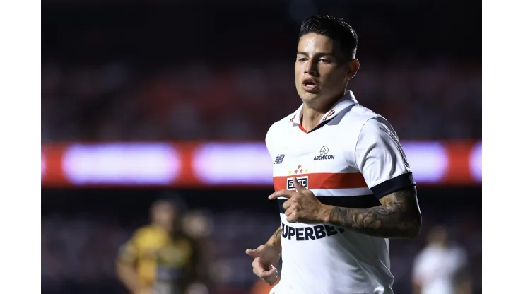 Foto: Marcello Zambrana/AGIF - James Rodríguez foi alvo de reclamações após eliminação do Tricolor
